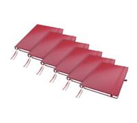 Leitz Casebound Notebook A4 Ruled Red Not perforated 160 Pages 80 Sheets Pack of 6