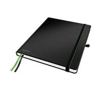 LEITZ Casebound Notebook Special format Ruled Paper Black Not perforated 80 Pages Pack of 6