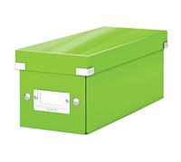 Leitz 60410054 CD Storage Box, Click and Store Range, Green