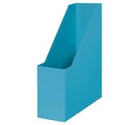 Leitz Click & Store Magazine File, Cardboard Desk Storage Solution for Home/Office, A4 Paper Holder, Storage Organiser for Files & Folders, Cosy Range, Calm Blue, 53560061
