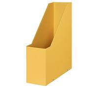 Leitz Click & Store Magazine File, Cardboard Desk Storage Solution for Home/Office, A4 Paper Holder, Storage Organiser for Files & Folders, Cosy Range, Warm Yellow, 53560019