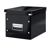 Leitz WOW Click & Store Cube Medium Storage Box, Black