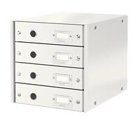 Leitz Click & Store WOW Drawer Cabinet 4 Drawers White 60490001