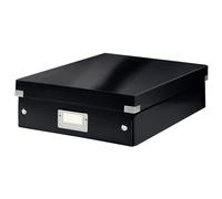 Leitz WOW Click & Store Medium Organiser Box Black