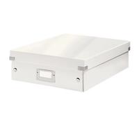 Leitz Organiser Box, Click and Store Range 60580001 - Medium, White