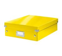 Leitz Organiser Box, Click and Store Range 60580016 - Medium, Yellow