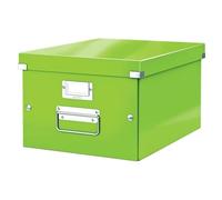 Leitz 60440054 A4 Storage Box, Click and Store Range, Medium, Green, 36.9 x 28.1 x 3.7 cm