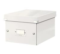 Leitz WOW Click & Store Small Storage Box with Label Holder White