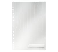 Leitz Combifile Folder A4, Clear White Matt Finish, Top Left Open, 200 Micron Po