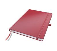 Leitz Complete 80 Sheets Horizontal Ruled Din A4 Hardcover Notebook Red