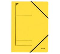 Leitz Corner tensioner, A4, Filling Height 300 Sheets, Primary Cardboard, Yellow
