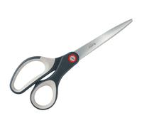 Leitz Office Scissors Ambidextrous - Titanium-coated Stainless Steel, Soft-grip Velvet Grey