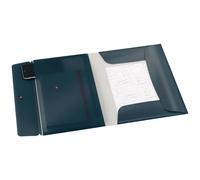 Leitz A4 3- Flap Folder with Pocket, 150 Sheet Capacity, Cosy Range, Velvet Grey, 46190089