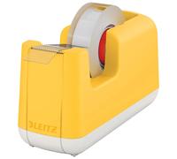 Leitz Tape Dispenser, Heavy Base With Tape, Cosy Range, Warm Yellow, 53670019