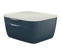 Leitz Cosy Desk Drawer Cabinet 5357 2 Drawers A4 Grey 27.5 x 14.3 x 25.1 cm