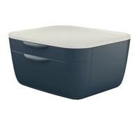 Leitz Cosy Drawer Cabinet 2 Drawers (1 Small and 1 Large), Velvet Grey
