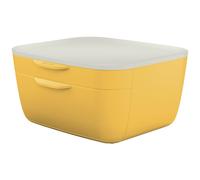 Leitz Two Drawer Cabinet, Cosy Range, Warm Yellow, 53570019