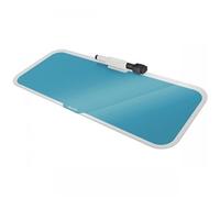 Leitz Glass Dry Wipe Desktop Whiteboard Pad, Cosy Range, Calm Blue, 52690061