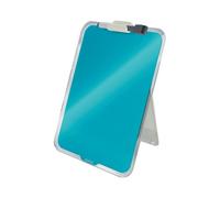 Leitz Cosy Glass Drywipe Desktop Easel Whiteboard Calm Blue 39470061