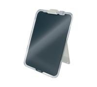 Leitz Cosy Glass Drywipe Desktop Easel Whiteboard Velvet Grey 39470089
