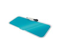 Leitz Cosy Glass Drywipe Desktop Whiteboard Pad Calm Blue 52690061