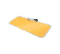 Leitz Cosy Glass Drywipe Desktop Whiteboard Pad Warm Yellow 52690019