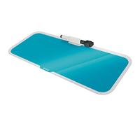 Leitz Glass Dry Wipe Desktop Whiteboard Pad, Cosy Range, Calm Blue, 52690061