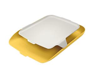 Leitz Cosy Letter Tray 5259 With Desk Organiser A4 Yellow 27.4 x 39.1 x 6.2 cm