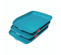 Leitz Cosy Letter Tray A4 Blue PK3