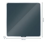 Leitz Cosy Magnetic Glass Whiteboard 45 x 45 cm Velvet Grey
