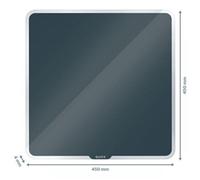 Leitz Cosy Magnetic Glass Whiteboard 45 x 45 cm Velvet Grey