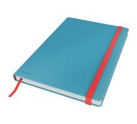 Leitz Large (B5) Ruled Hardcover Notebook, 80 Sheet, Cosy Range, Calm Blue, 44830061