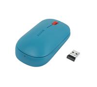 Leitz SureTrack Wireless Bluetooth Mouse, Ambidextrous Mouse Design For Laptop/Computer, Bluetooth or 2.4 GHz USB-A Dongle Connection, Windows, Android & Apple, Cosy Range, Calm Blue, 65310061
