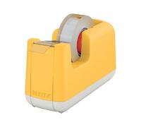 Leitz Cosy Tape Dispenser with Tape Heavy Base Warm Yellow 53670019