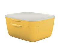 Leitz Two Drawer Cabinet, Cosy Range, Warm Yellow, 53570019