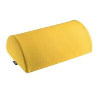 Leitz Desk Foot Rest, Adjustable Leg & Knee Support, Suitable For The Home Office, Relieves Shoulder & Back Ache, Made From Foam With A Fabric Cover, Ergo Cosy Range, Warm Yellow, 53710019