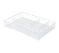 Leitz Desktop Drawers 52150002 Transparent Transparent 24.5 (W) x 3.3 (H) cm Pack of 6