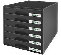 Leitz Desktop Drawers Black 6 Drawers 28.7 x 27 cm A4 Maxi