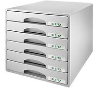 Leitz Desktop Drawers Grey 6 Drawers 28.7 x 27 cm A4 Maxi