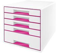 Leitz Desktop Drawers Pink 5 Drawers 28.7 x 27 cm A4 Maxi