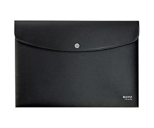 Leitz Document Wallet Recycle A4 PP (Polypropylene) Portrait and Landscape 23.5 (W) x 31.3 (D) x 0.7 (H) cm Black