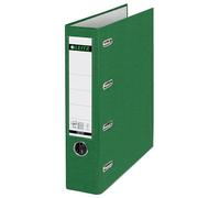 Leitz Double Lever Arch File, Green, A4, 80mm spine, Plastic, 10120055