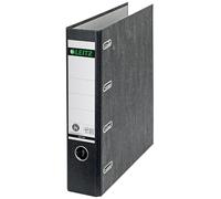 Leitz Double Lever Arch File Polypropylene Plastic Dual Hole Precision Mechanics Doppelordner | einzeln black