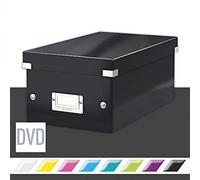 Leitz DVD Storage Box, Black, Click and Store Range, 60420095