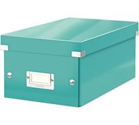 Leitz DVD Storage Box, Ice Blue, Click and Store Range, 60420051