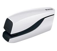 Leitz Electric Stapler, 10 Sheet Capacity, Battery Powered, WOW Range, 55661001 - White