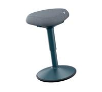 Leitz Ergo Active Sitting Stool with Comfort Seat, Dual Density Foam, Dark Grey