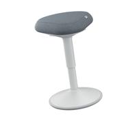 Leitz Ergo Active Sitting Stool, Dual Density Foam, Light Grey