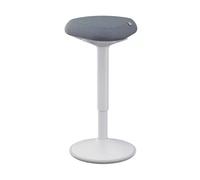 Leitz Ergo Active Standing Stool With Comfort Seat Light Grey, Grey