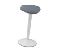 Leitz Ergo Active Standing Stool, Dual Density Foam, Light Grey